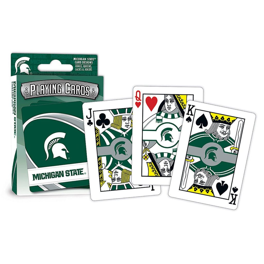 Michigan State Spartans Playing Cards Logo - Masterpieces Puzzle Company