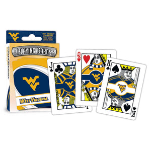 West Virginia Mountaineers Playing Cards Logo - Masterpieces Puzzle Company