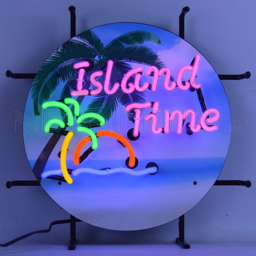 Island Time Junior Neon Sign