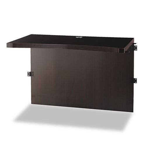 Aberdeen Series Laminate Contour Bridge, 42w x 24d x 29½h, Mocha - Mayline