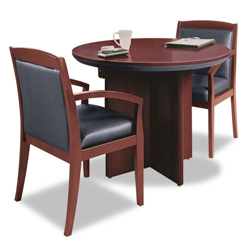 Corsica Conference Series Round Table, 42 dia. x 29-1/2h, Mahogany - Mayline