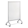Rumba Full Panel Whiteboard Collaboration Screen, 42w x 16d x 54h, White/Gray - Safco