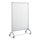 Rumba Full Panel Whiteboard Collaboration Screen, 42w x 16d x 66h, White/Gray - Safco
