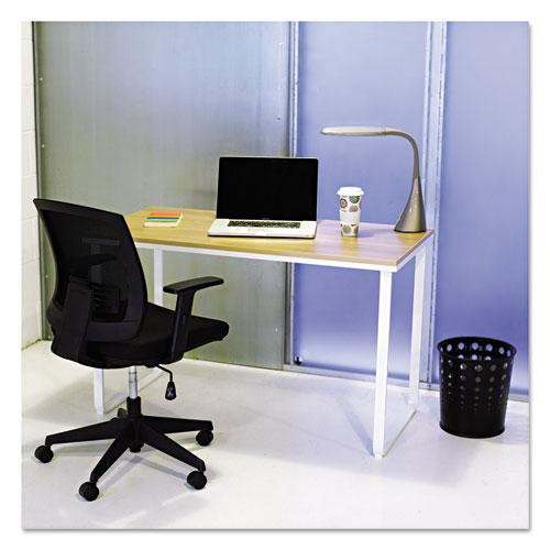 Steel Desk, 47.25'' x 24'' x 28.75'', Beech/White - Safco