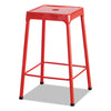 Counter-Height Steel Stool, Red - Safco