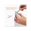 Superior Image Beveled Edge Sign Holder, Letter Insert, Clear/Green-Tinted Edges - deflecto