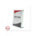 Superior Image Beveled Edge Sign Holder, Letter Insert, Clear/Green-Tinted Edges - deflecto