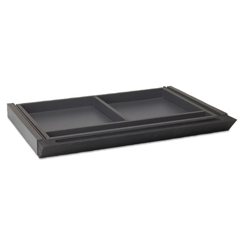Laminate Center Drawer, Aberdeen & Brighton Series, 25w x 18d x 2h, Black - Mayline