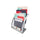 3-Tier Literature Holder, Leaflet Size, 11.25w x 6.94d x 13.31h, Silver - deflecto