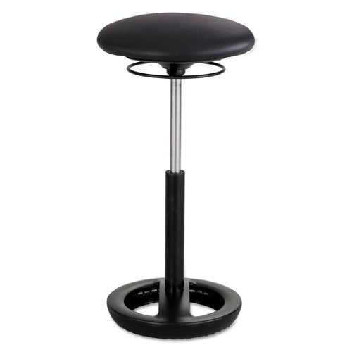 Twixt Extended-Height Ergonomic Chair, Supports up to 250 lbs., Black Seat/Black Back, Black Base - Safco