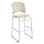 Rêve Series Bistro Chair, Molded Plastic Back/Seat, Steel Frame, Latte - Safco