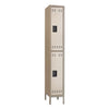 Double-Tier Locker, 12w x 18d x 78h, Two-Tone Tan - Safco