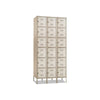 Three-Column Box Locker, 36w x 18d x 78h, Two-Tone Tan - Safco