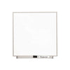 Matrix Magnetic Boards, 16'' x 16'', White Surface, Satin Aluminum Frame - Quartet