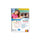 Reusable Dry Erase Pockets, Super Heavy-Duty, Top Load 9 x 12 Insert, Clear Front, Assorted Neon Border, 25/Box - C-Line