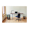 Vue Intensive-Use Mesh Task Chair, Supports Up to 500 lb, 18.5'' to 21'' Seat Height, Black Vinyl Seat/Back, Black Base - Safco