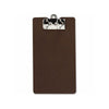 Saunders Lock-O-Matic Legal Archboard - 2.50'' Clip Capacity - 9'' x 17 1/2'' - Hardboard - Brown - 1 Each