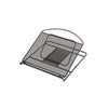 Onyx Mesh Laptop Stand, 12.25'' x 12.25'' x 2'', Black - Safco
