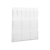 Reveal Clear Literature Displays, 12 Compartments, 30w x 2d x 34.75h, Clear - Safco