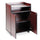 Executive Mobile Presentation Stand, 29.5w x 20.5d x 40.75h, Mahogany - Safco