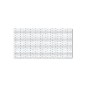 Fadeless Paper Roll, 50 lb Bond Weight, 48 x 50 ft, White Subway Tile - Pacon