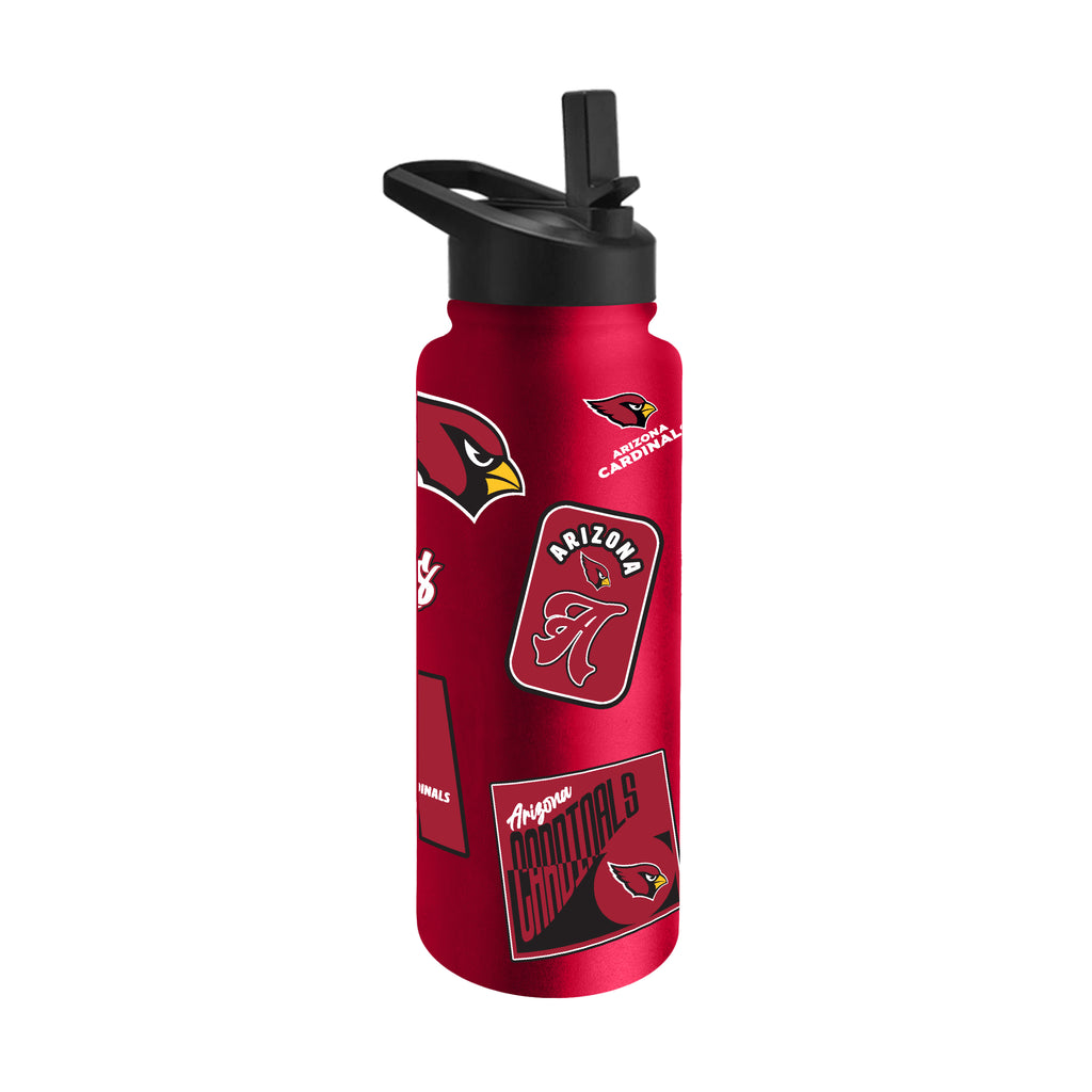 Arizona Cardinals Quencher Bottle 34oz Stainless Steel Dreamweave - Logo Brands