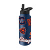 Carolina Panthers Quencher Bottle 34oz Stainless Steel Dreamweave - Logo Brands