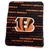 Cincinnati Bengals Blanket 50x60 Fleece Classic - Logo Brands
