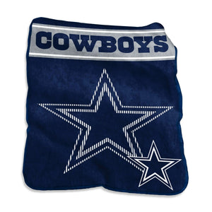 Dallas Cowboys Blanket 60x80 Raschel Throw - Logo Brands
