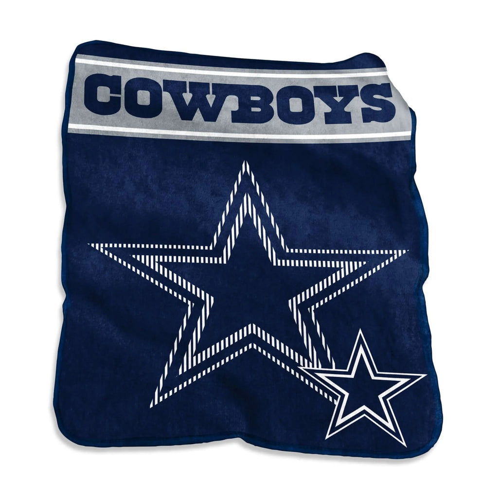 Dallas Cowboys Blanket 60x80 Raschel Throw - Logo Brands