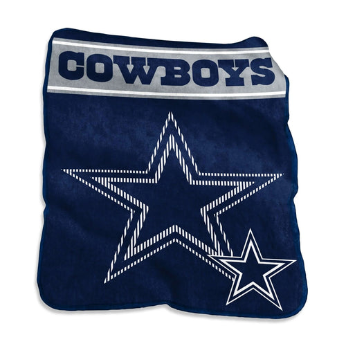 Dallas Cowboys Blanket 60x80 Raschel Throw - Logo Brands