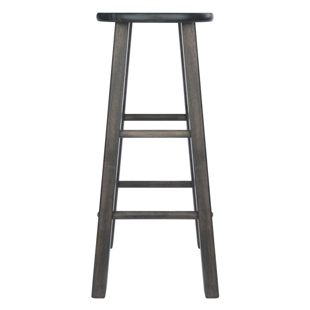 Element Bar Stools, 2-Pc Set, Oyster Gray - Winsome Wood