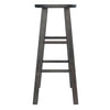 Element Bar Stools, 2-Pc Set, Oyster Gray - Winsome Wood