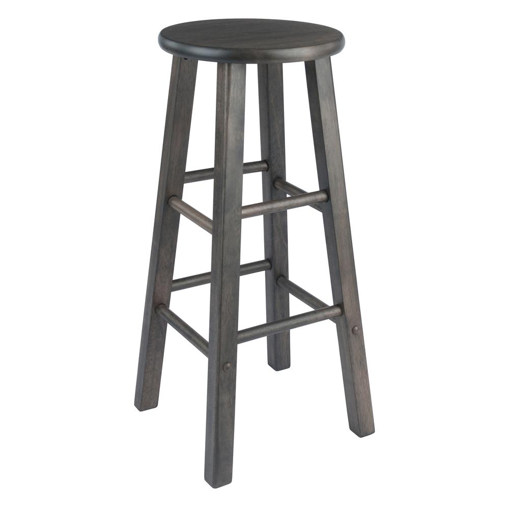 Element Bar Stools, 2-Pc Set, Oyster Gray - Winsome Wood