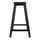 Satori 24'' Saddle Seat Bar Stool Black - Winsome Wood