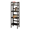 Terry Folding Bookcase Black - Winsome Wood