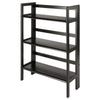 Terry Folding Bookcase Black - Winsome Wood
