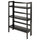 Terry Folding Bookcase Black - Winsome Wood