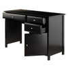 Delta Office Writing Desk Black - Winsome Wood