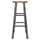 Ivy Bar Stool 29'', Rustic Teak / Gray Finish - Winsome Wood