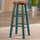 Ivy 29'' Bar Stool Rustic Teal w/ Walnut Seat - Winsome Wood