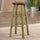 Ivy 29'' Bar Stool Rustic Green w/ Walnut Seat - Winsome Wood