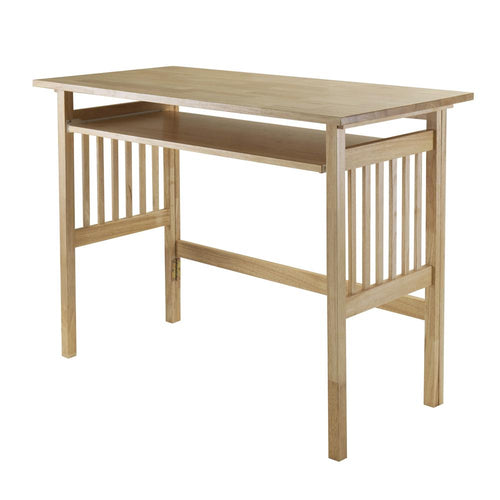 Computer Desk with computer key board, Foldable - Winsome Wood