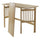 Computer Desk with computer key board, Foldable - Winsome Wood