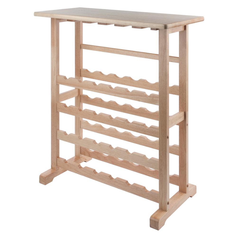 24-Bottle Wine Rack Natural - Winsome Wood