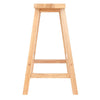 Satori 24'' Saddle Seat Bar Stool Beech - Winsome Wood