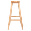 Satori 29'' Saddle Seat Bar Stool Beech - Winsome Wood