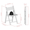 Robin 4-PC Folding Chair Set Natural - Winsome Wood