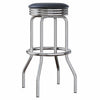 Summit 2-PC Swivel Stools with Faux Leather - Winsome Wood