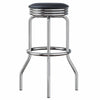 Summit 2-PC Swivel Stools with Faux Leather - Winsome Wood